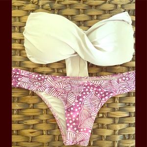 Pualani bandeau top skimpy love w/o handles size M